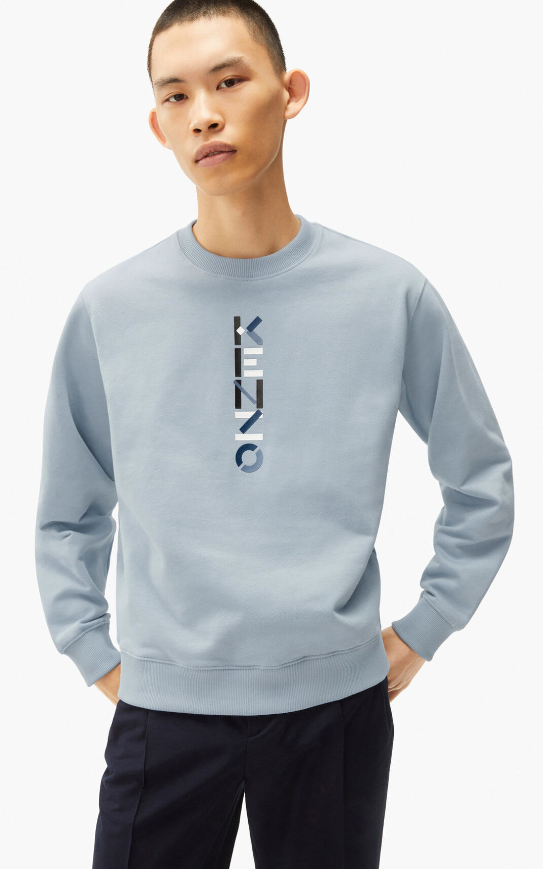 Sweat Kenzo Homme The Hiver Capsule Logo Grise WNXRU-9518